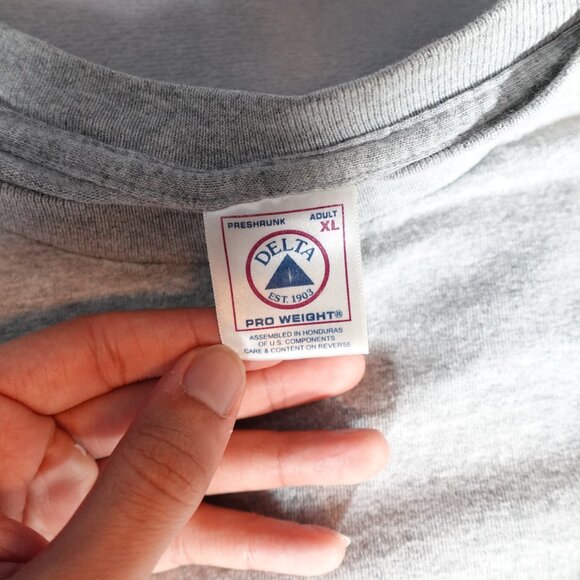 Vintage Co Ed Wrestling Sex Parody T Shirt Mens XL Humor Funny Gray Y2K - Picture 3 of 6